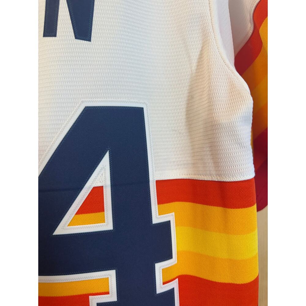 Nike Houston Astros Nolan Ryan Cooperstown Rainbow Collection Jersey - Size S - Picture 7 of 8